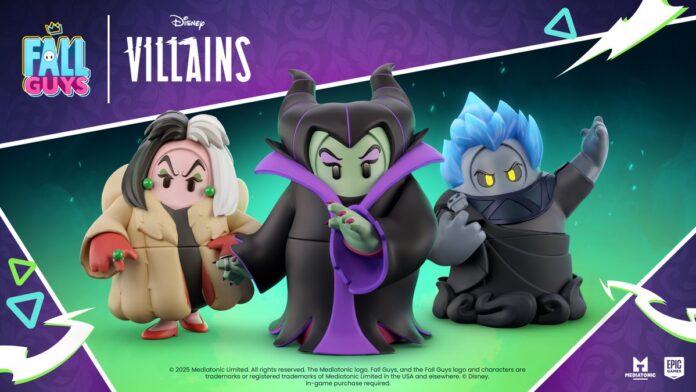Fall Guys Gets Disney Villains Maleficent, Hades, Cruella